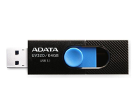 Pendrive (pamięć USB) ADATA 64GB UV320 czarno-niebieski